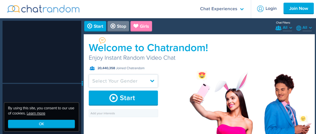 Chatrandom is considered one of the best alternatives to Omegle