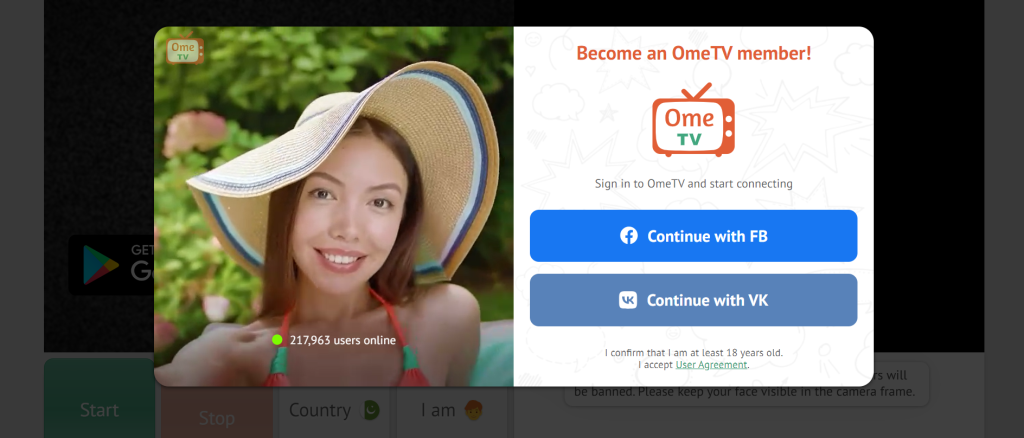 OmeTV is a popular Omegle alternative